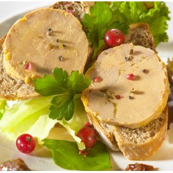 Foie gras de canard au torchon, tranche individuelle